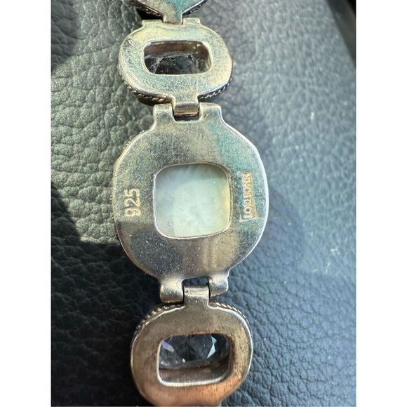Lori Bonn Sterling Silver Multi-Gemstone Toggle Bracelet – 925 – 7.5” Adjustable - Picture 8 of 15